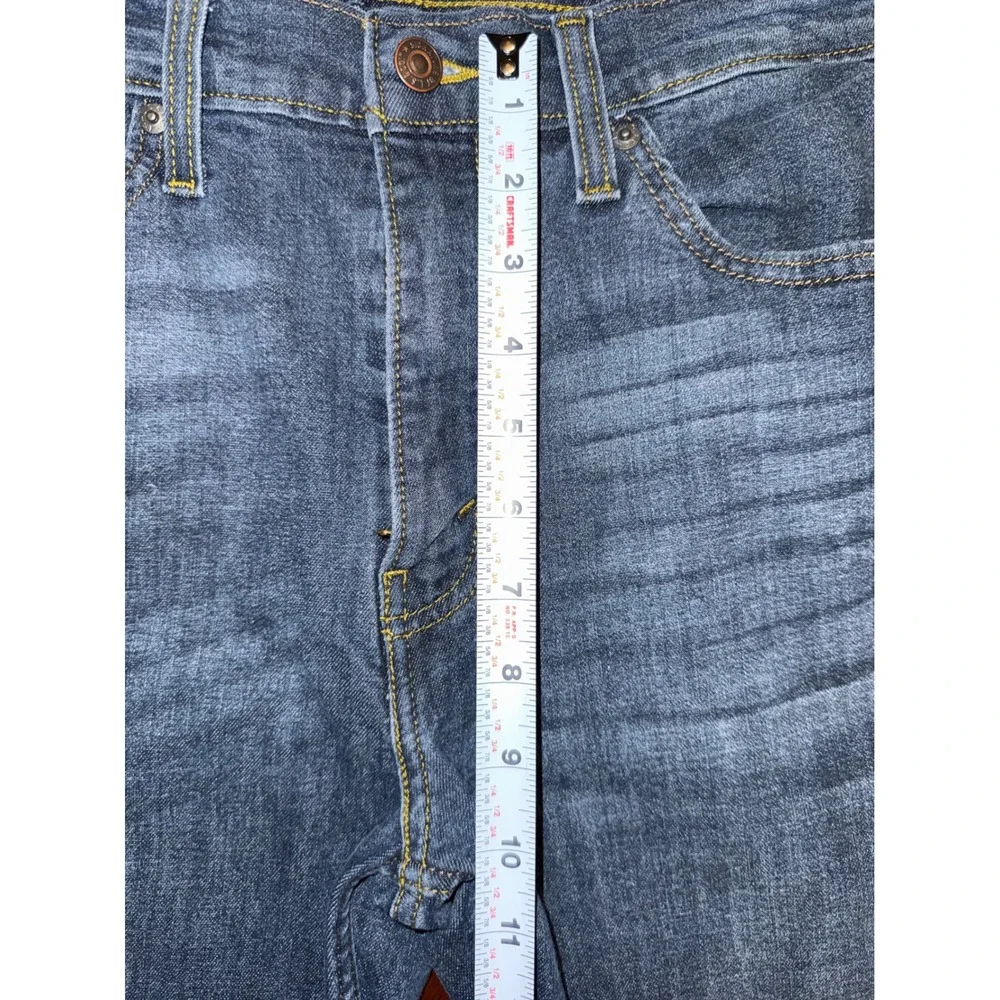 Levi Signature Men Straight Leg Jeans 34x32 Dark Blue Gold Label Incredibly Soft